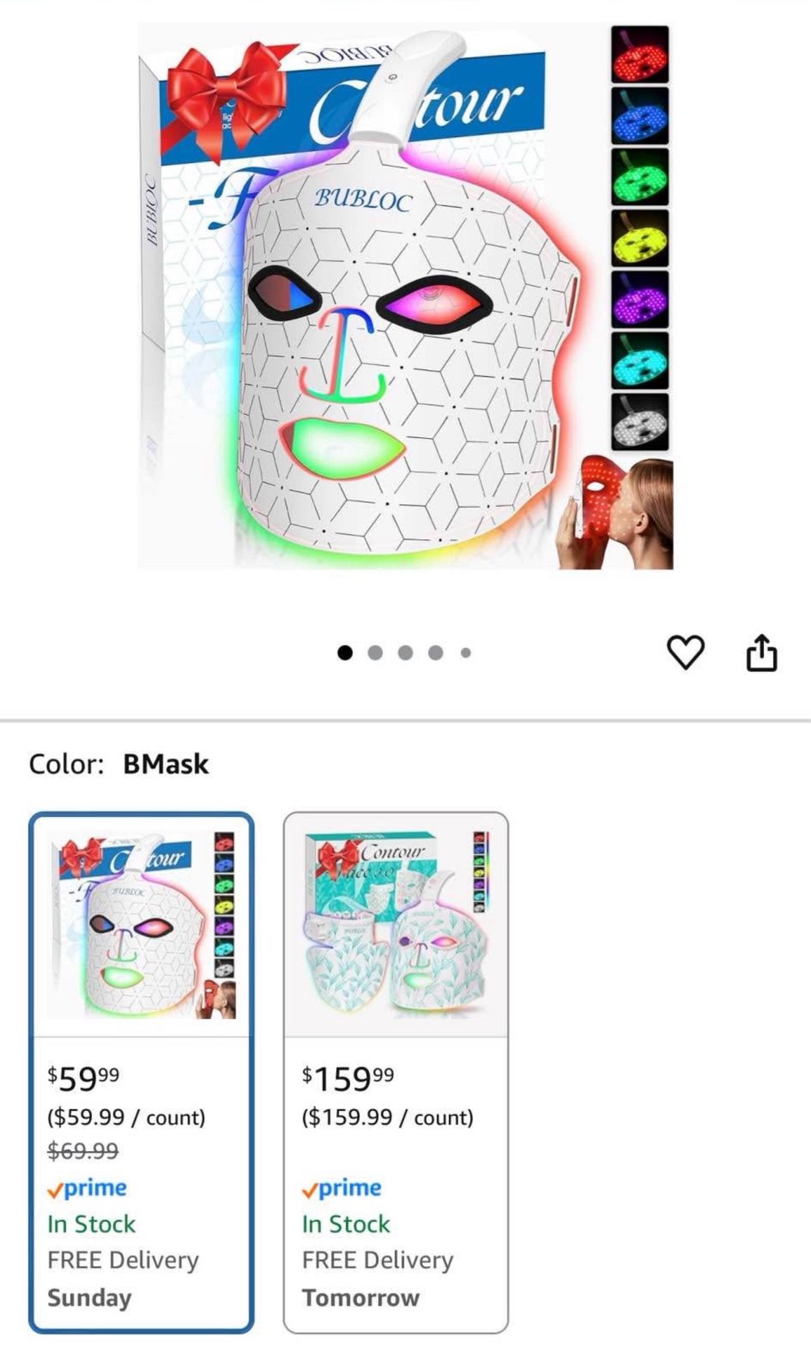 Led Mask Light Therapy 