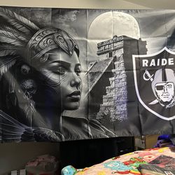 Raiders Aztec Flag 