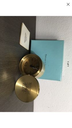 Tiffany alarm clock ⏰Authentic Box Papers