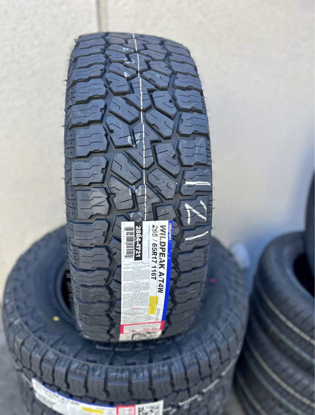 New Tires 265/65R17 Falken Wildpeak AT4W For Sale, Free Alignment Inspection WE FINANCE
