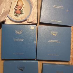 Schmid Christmas Collector Plates 1(contact info removed) All For $60
