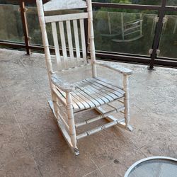Two Wooden Rockers