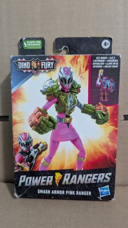 Power Rangers Dino Fury Smash Armor Pink Ranger Action Figure