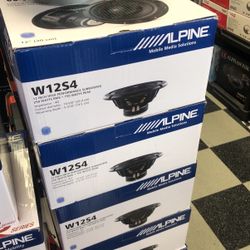 Alpine 12 Inch Subwoofer In Sale For 79.99