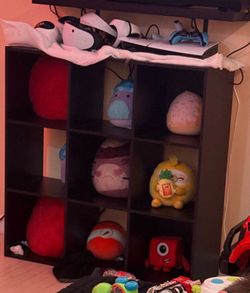 Black shelf wood