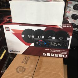 Car Dual Stereo And Speaker Package