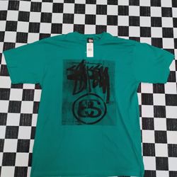 Stüssy Teal Color T Shirt 