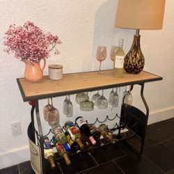 Napa Valley Wine Table / Bar Cart