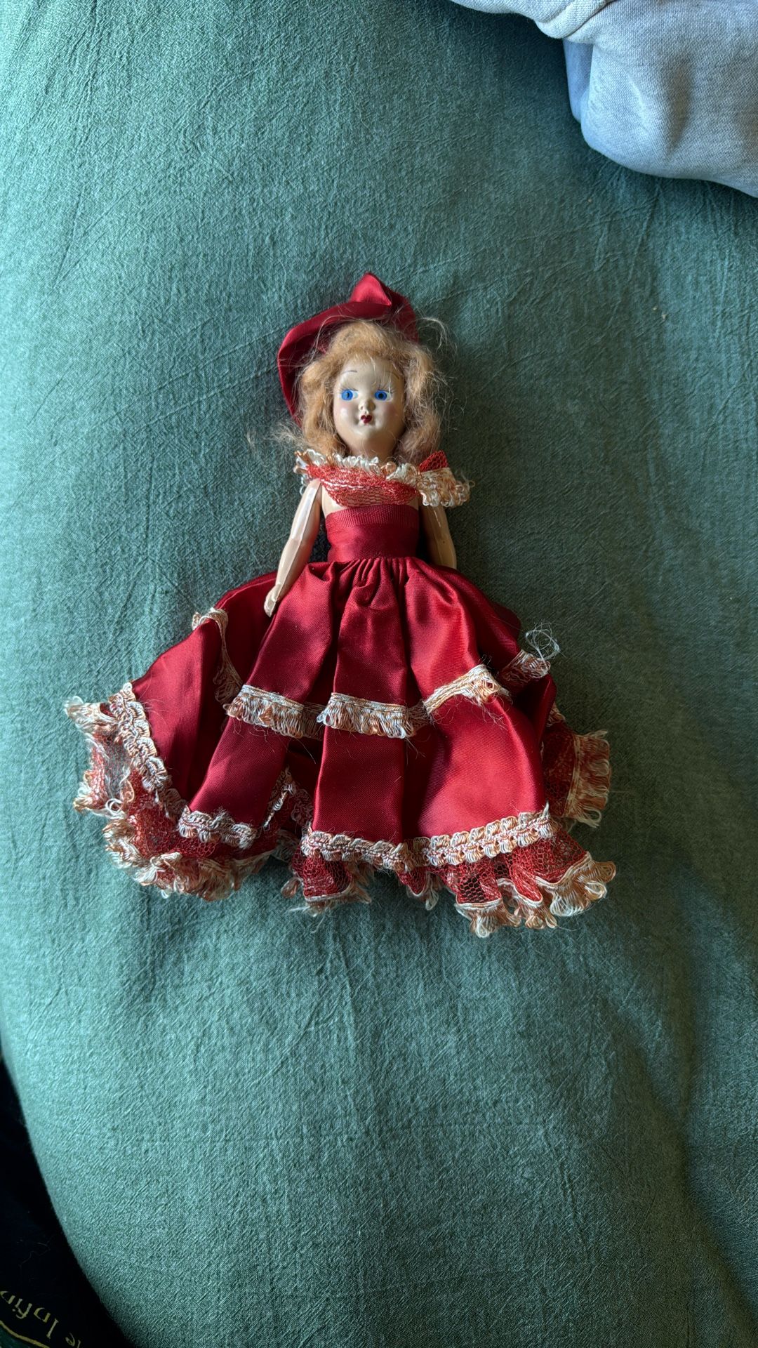 1930’s French Doll.  Precious, No Creepy Vibes. Vintage Antique 