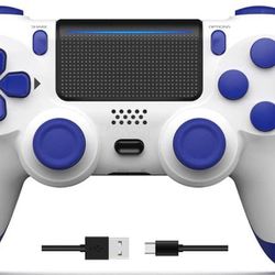 Wireless PS4 Controller Bluetooth Gamepad for PlayStation-Rechargeable