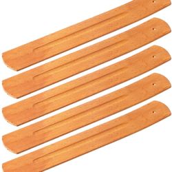 10 Pieces Incense Sticks Holder Incense Burner Ash Catcher, 9.06 Inches Long (Yellow Brown)