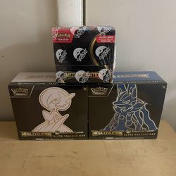 Mega Evolution Pokemon Center Elite Trainer Box and Booster Box (NEW)
