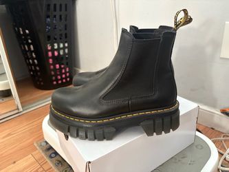 Dr. Martens Black Platform Chelsea Boots