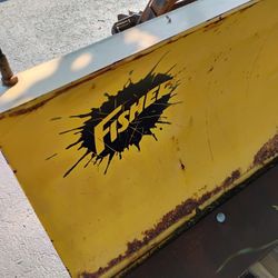 8 Foot Fisher Plow  $ 700 With Lights and Mounting Bracket 