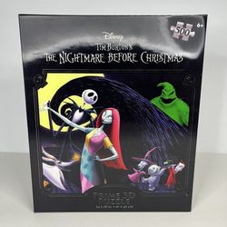 The Nightmare Before Christmas 500 Piece Prime 3D Jigsaw Puzzle Disney Sealed