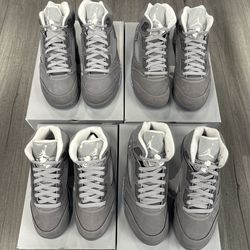 Air Jordan retro 5 Wolf Grey