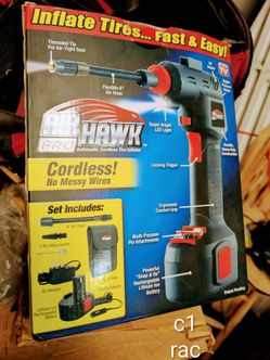 Air hawk tire and ball inflator
