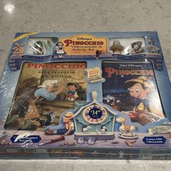 Disney Pinocchio VHS  and Activity Kit
