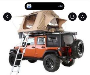 Camping roof tent all attachments including