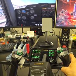 Flight simulator control systems.