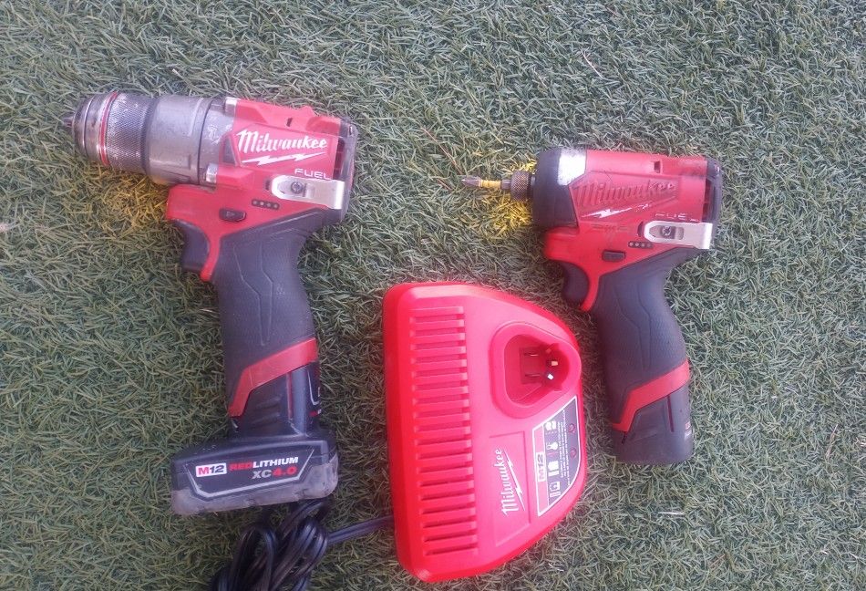 Milwaukee M12 FUEL 4th Generation Combo Kit Complete $130 Good Condition