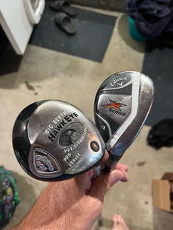 Callaway hybrid and 5 wood