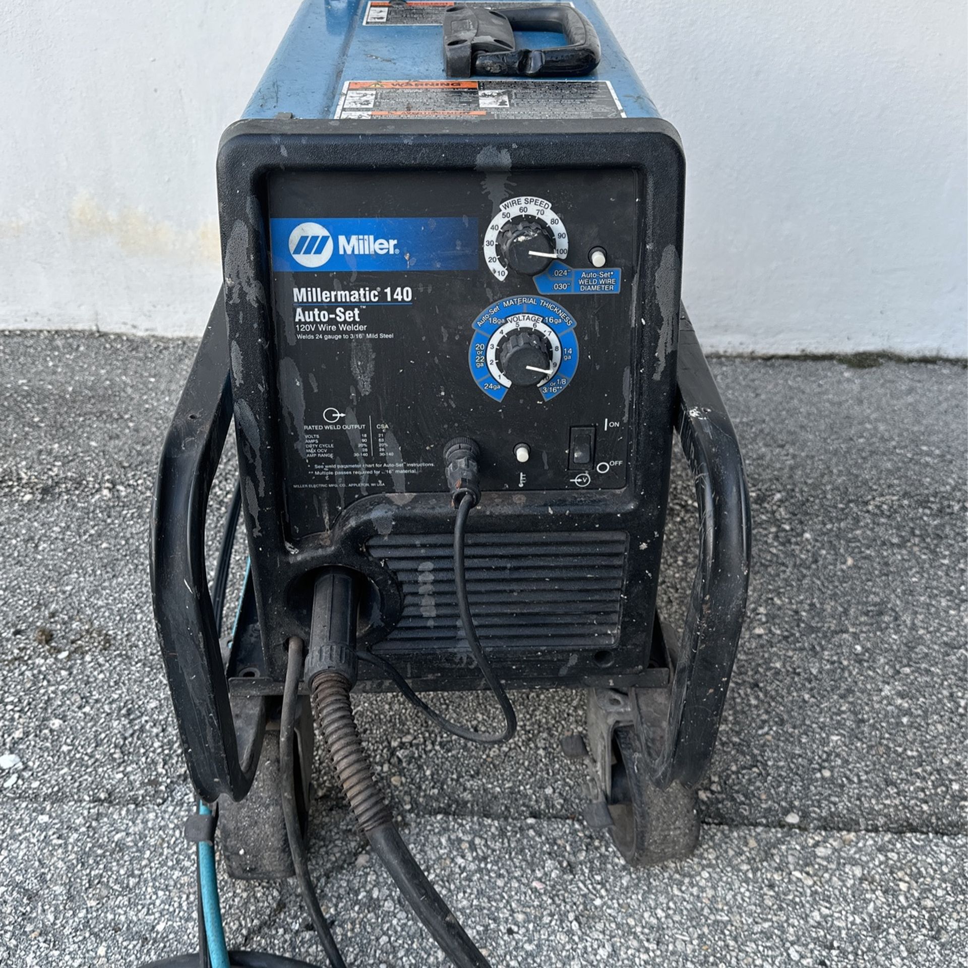 Miller Millermatic 140 MIG Welder With Auto-Set And Cart