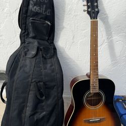 Spanish Acoustic Guitar With Carrying Case