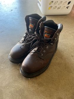 Timberland Pro Steel Toe Boots, Size 10