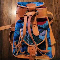 Mini Leather Backpack 