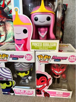 Cartoon Network Funko Pops Adventure Time & Powerpuff Girls