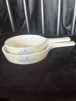 Vintage Corning Ware Blue Cornflower Saucepan Set – $20