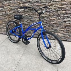 Electra Lux Cruiser 1 Step Thru 26 Inch Beach Cruiser Royal Blue 