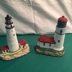 Hand Painted Lighthouses 