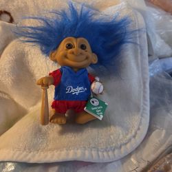 Dodgers Troll Doll 