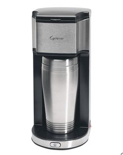 Coffee Maker - Capresso On-the-Go Personal Coffeemaker - Stainless Steel - Brand New - Sealed Box