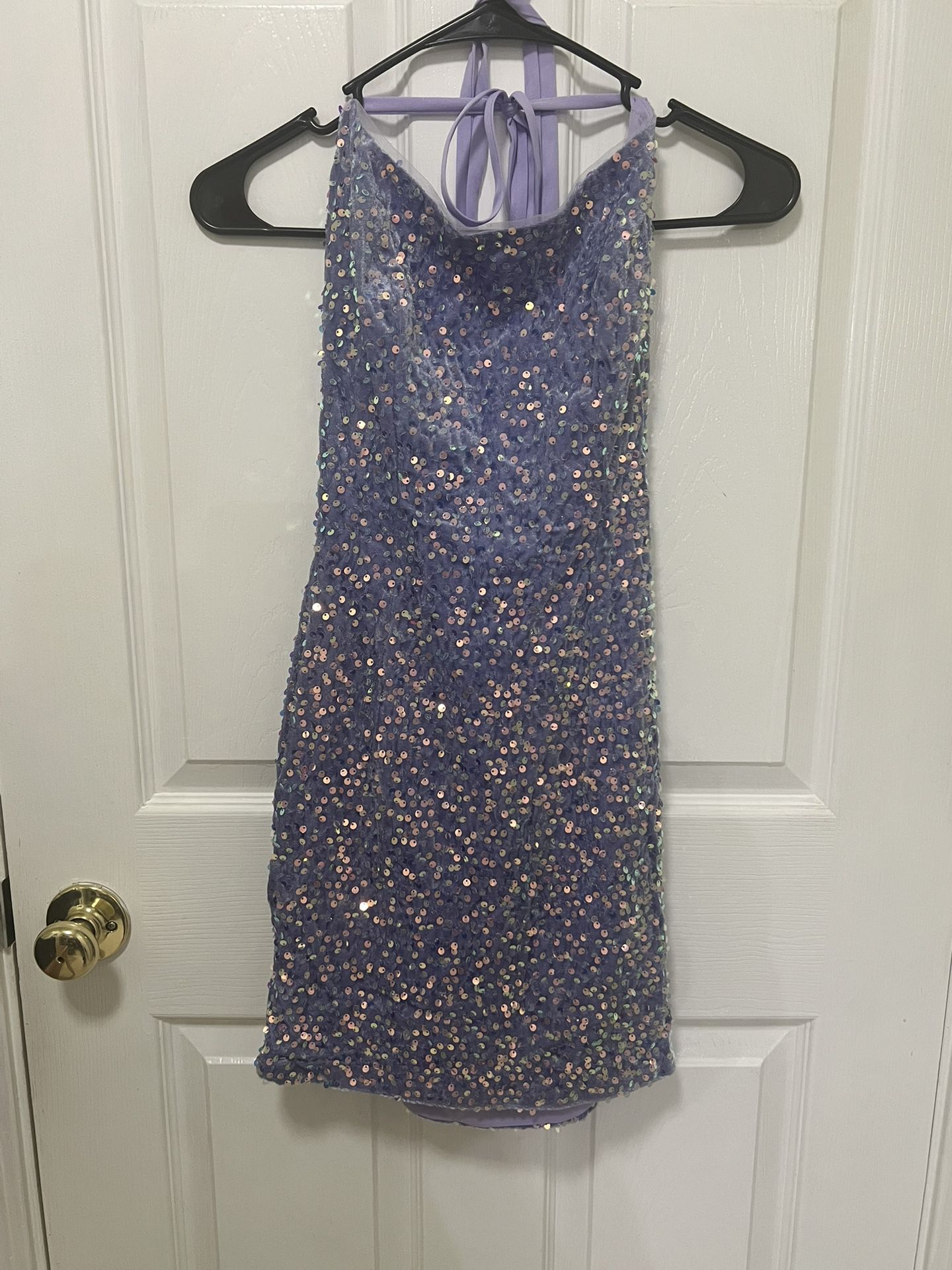 Purple Cocktail Dress