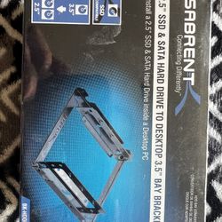 Bracket for 2.5” SSD and Sata Hard Drive Desktop 