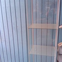 glass Nicknack Stand With Four Glass Shelves 