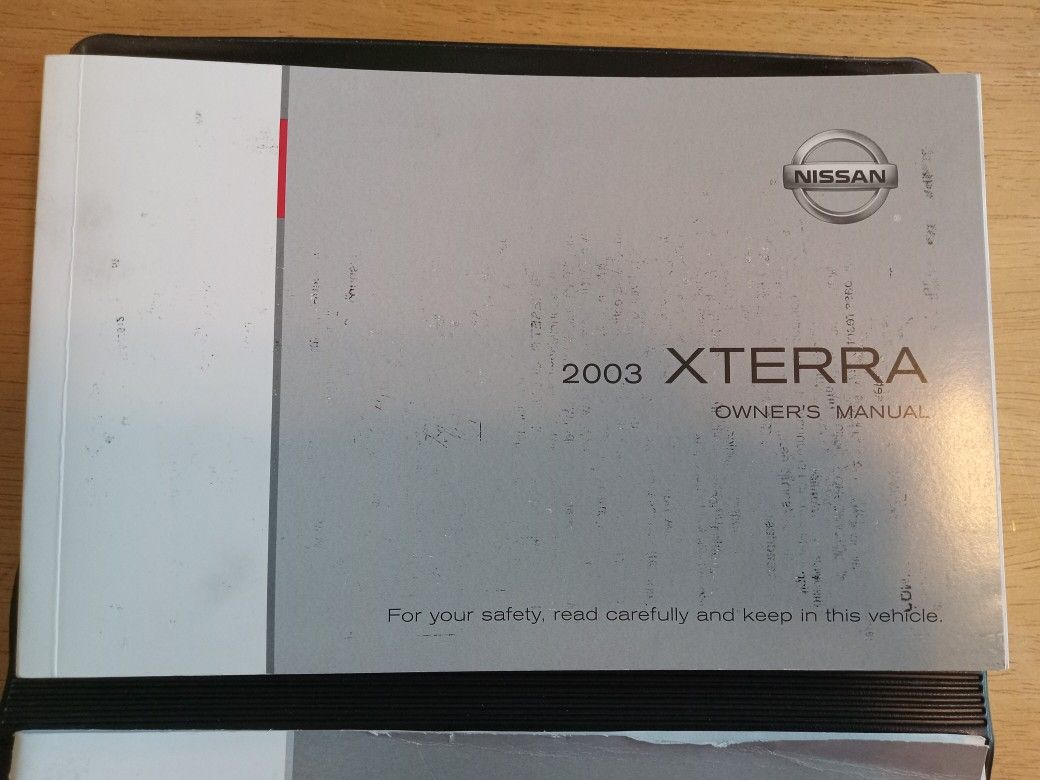 Owners Manual Nissan 2003 Xterra