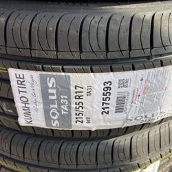 215/55/17 Kumho Tires
