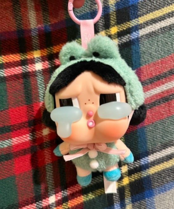 POP MART CRYBABY Pendant Crying Again Vinyl Pendant - What a Frog