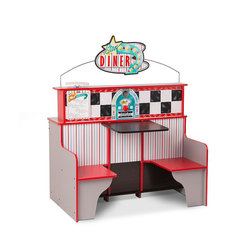 Melissa and doug start dinner restaurant  and kitchen