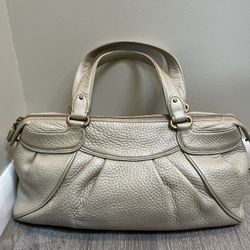 Cole Haan Vanessa Taupe Leather Handbag