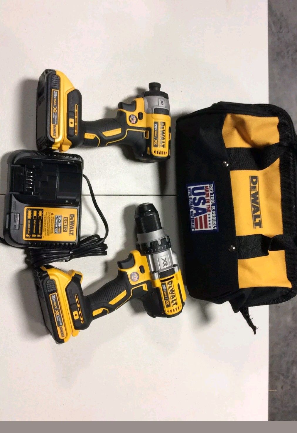 Dewalt impact y hammer dril xr combo