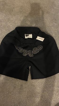 Black spider shorts