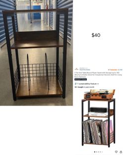 record player stand/table 🧚🏻‍♀️