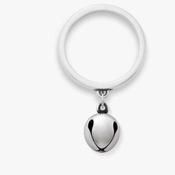 James avery Jingle Bell Charm Dangle Ring size 5