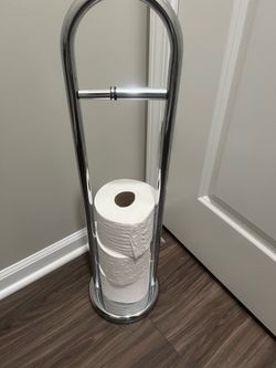 Bathroom tissue holder