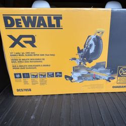 DeWalt 20-Volt MAX XR 12 in. Cordless Double Bevel Sliding Miter Saw (Tool-only) DCS785B